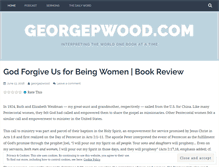 Tablet Screenshot of georgepwood.com